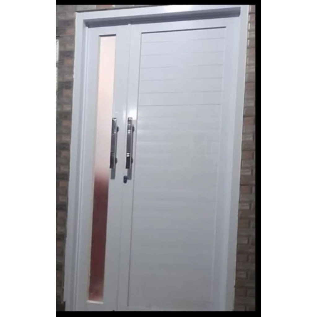 Kusen Pintu Alumunium Kaca.