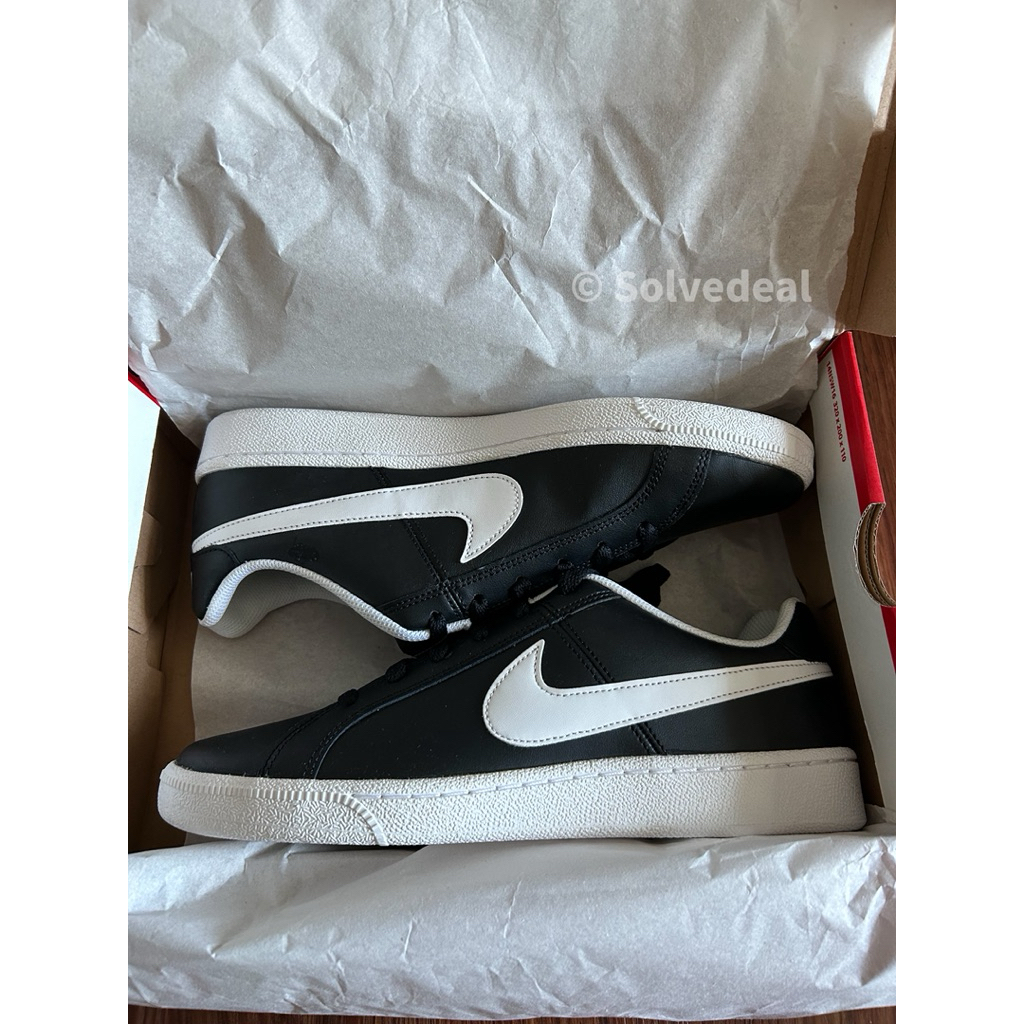 Sepatu Nike Court Royale Black White — Sepatu Original Baru