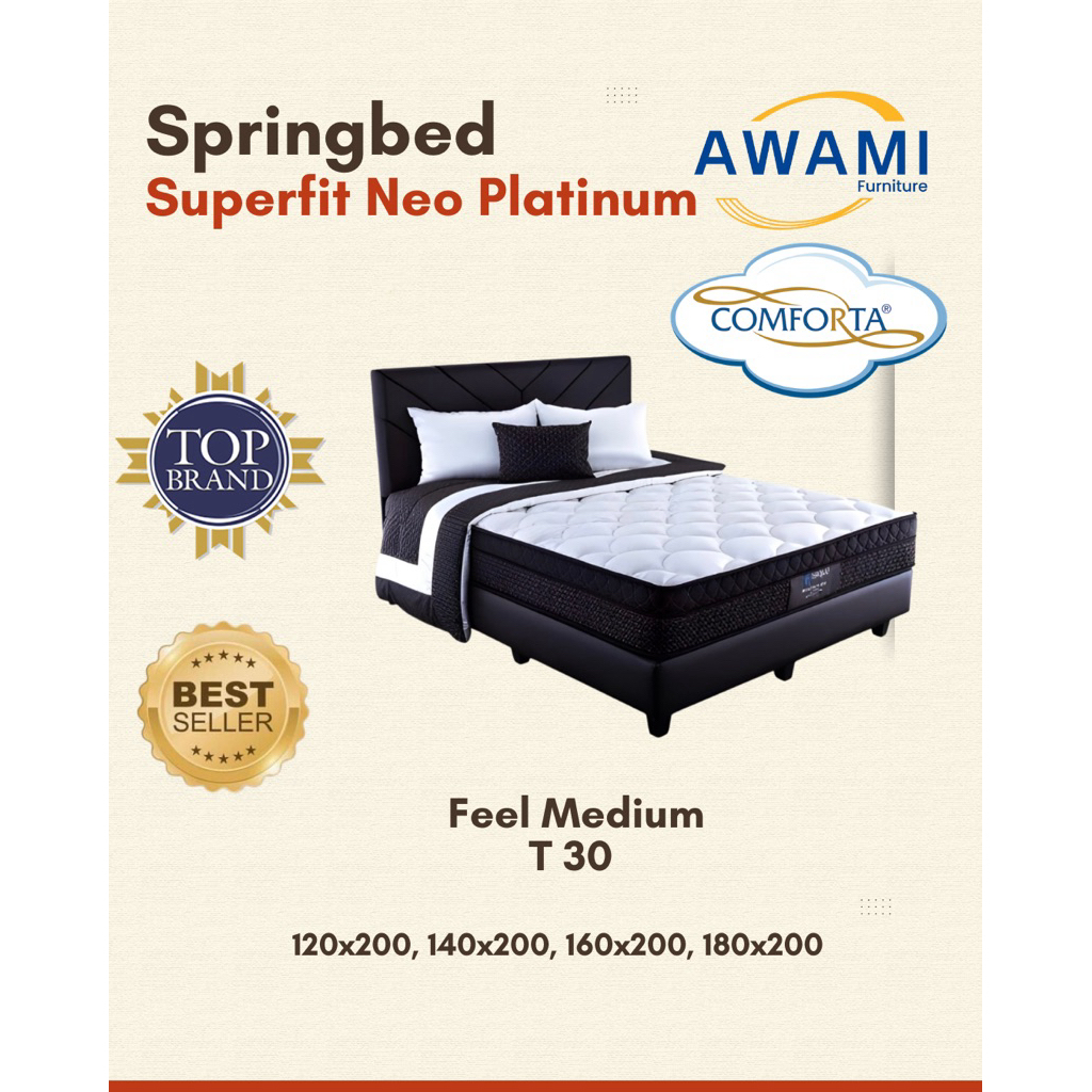 Kasur / Springbed, Comforta Superfit Neo Platinum 180x200