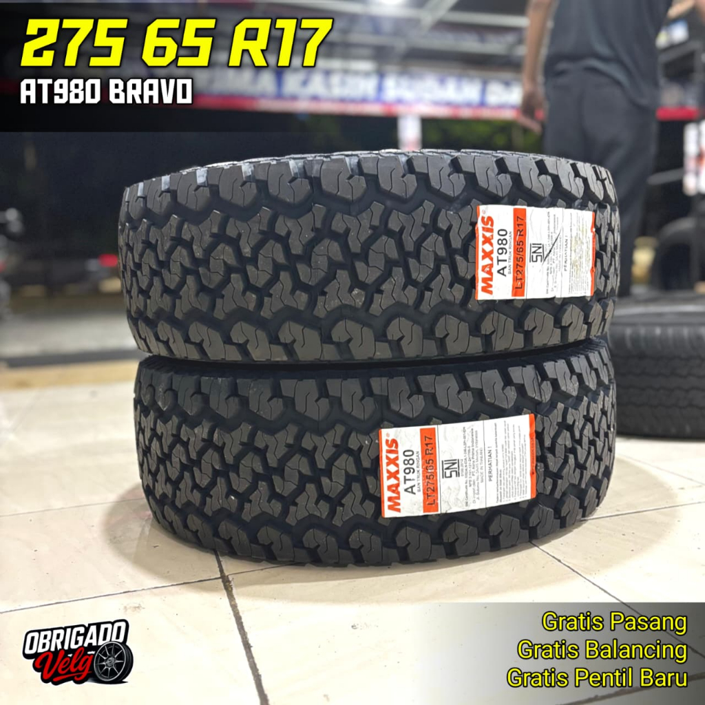 Ban Maxxis AT980 Bravo 275 65 R17 AT ring 17 Tulisan Putih - Ban Mobil AT Ring 17