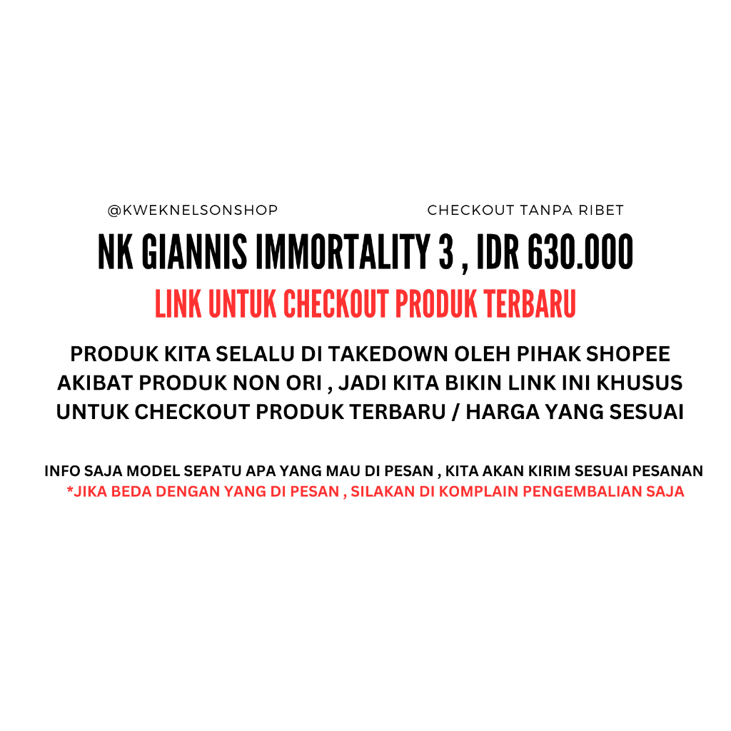 NK GIANNIS IMMORTALITY 3 LOW SEPATU BASKET PREMIUM ORIGINAL