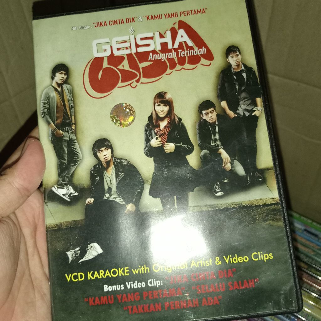 VCD Karaoke Geisha album Anugrah Terindah (Kemasan BOX)