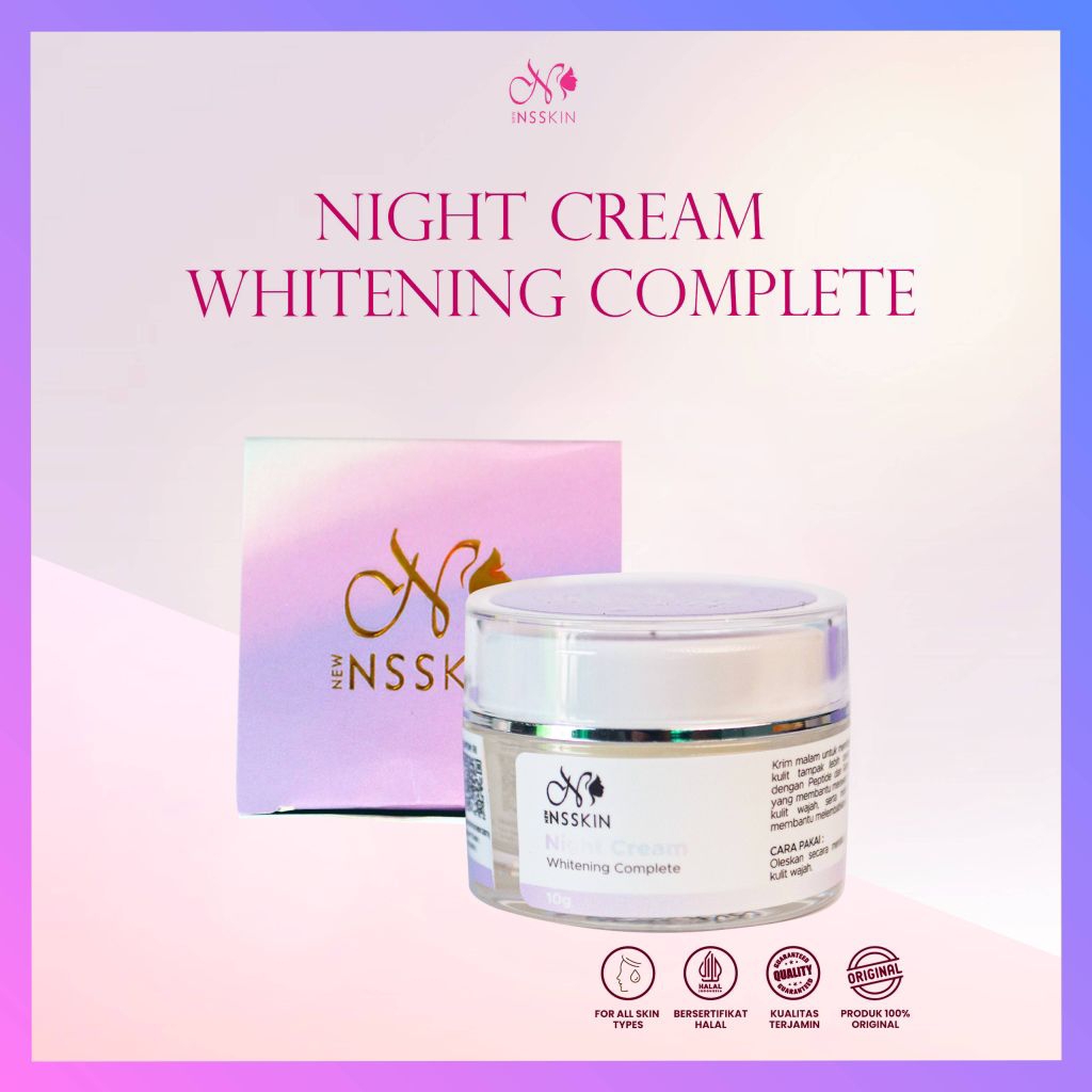 [FREE GIFT] NIGHT CREAM WHITENING COMPLETE - NS SKINCARE