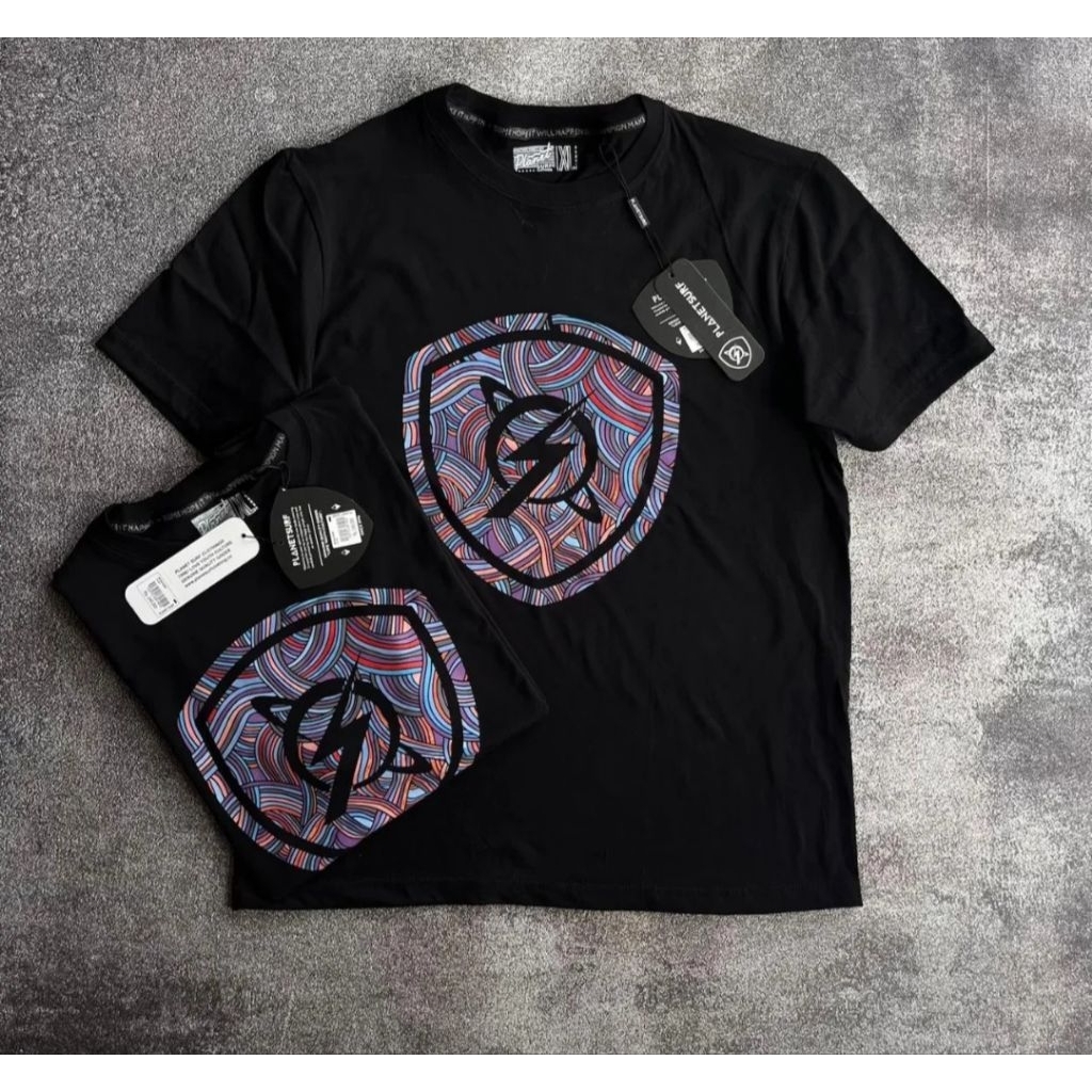 KAOS PLANET SURF PREMIUM MIROR COTTON COMBED 20'S KAOS PLANET SURF FULLTAG KAOS HITAM KAOS COWOK KAO