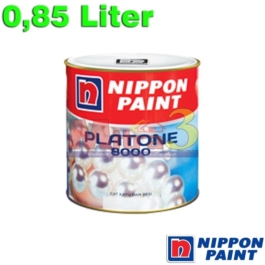 [Mixing] Nippon PLATONE 8000 Cat Minyak Kayu Besi 1 KG / Enamel Synthetic Paint NIPPON PAINT