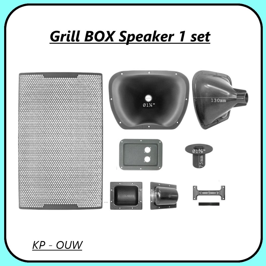 S-NET Grill Set Box Speaker 615 - Grill speaker box 15 inch