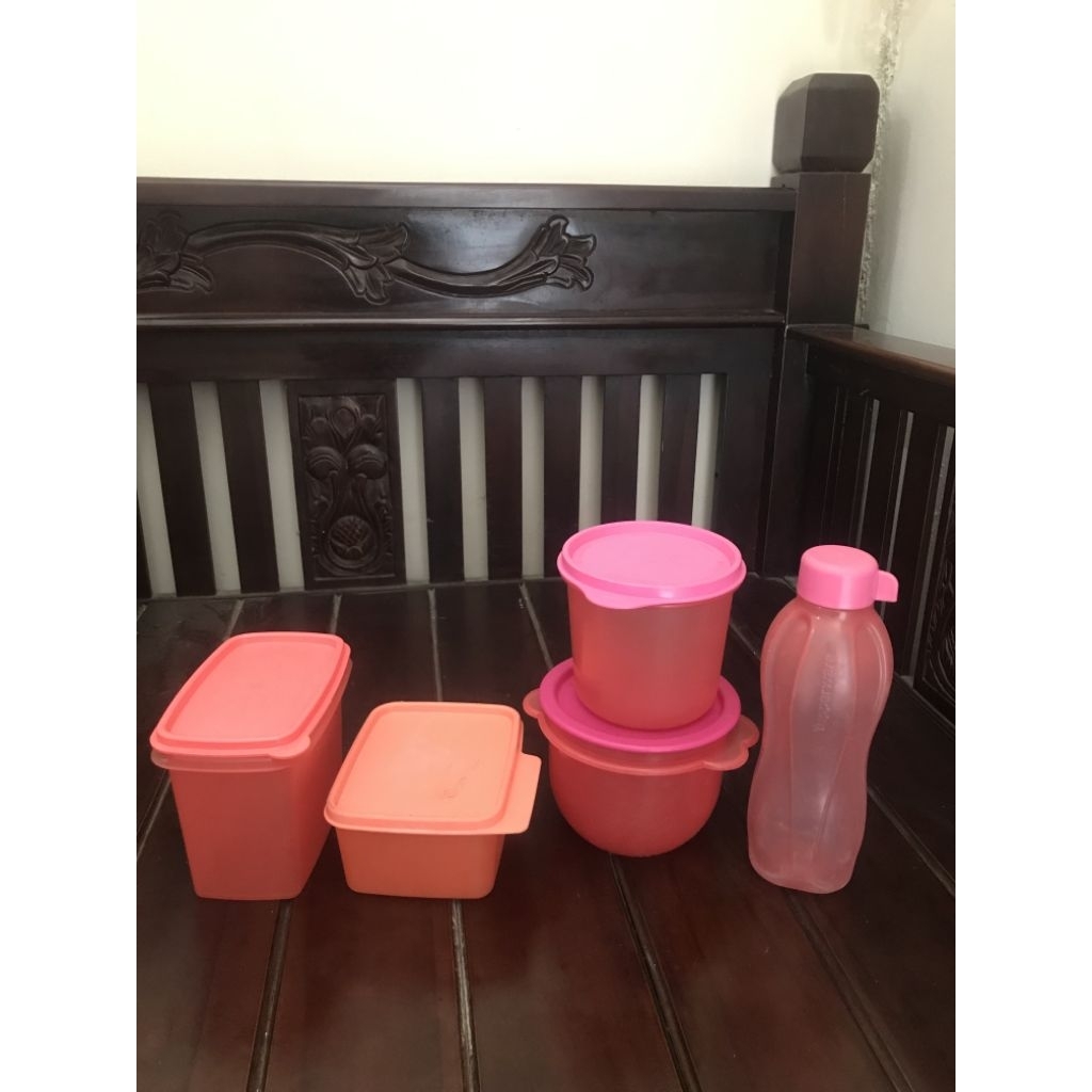 Toples Tupperware Original Tempat Bekal Makan Tupperware Tempat Kotak Bahan Plastik Tupperware