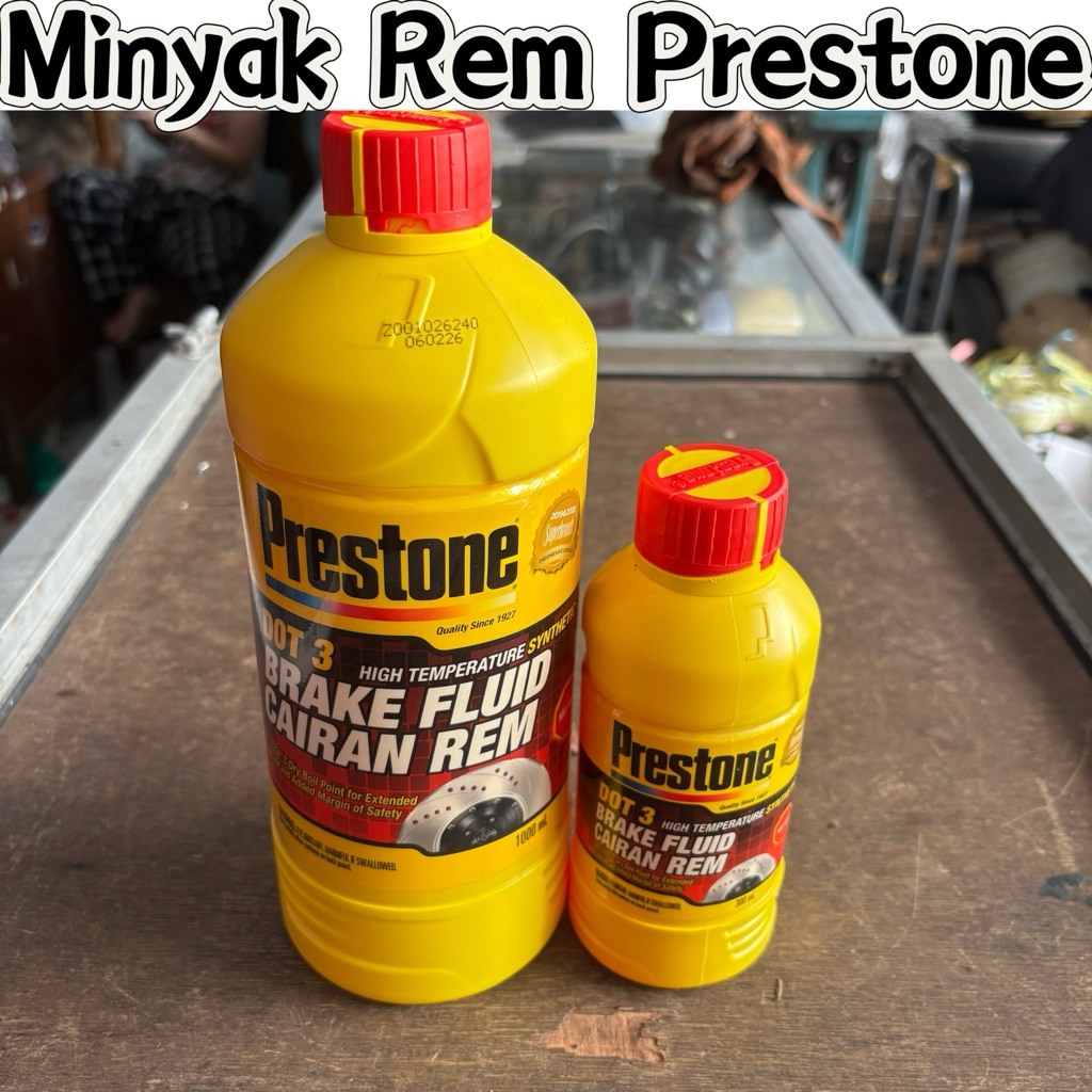 Minyak Rem Prestone Dot 3 Warna Merah Murah / Brake Fluid Dot 3 Prestone Red / Minyak Rem Prestone 1