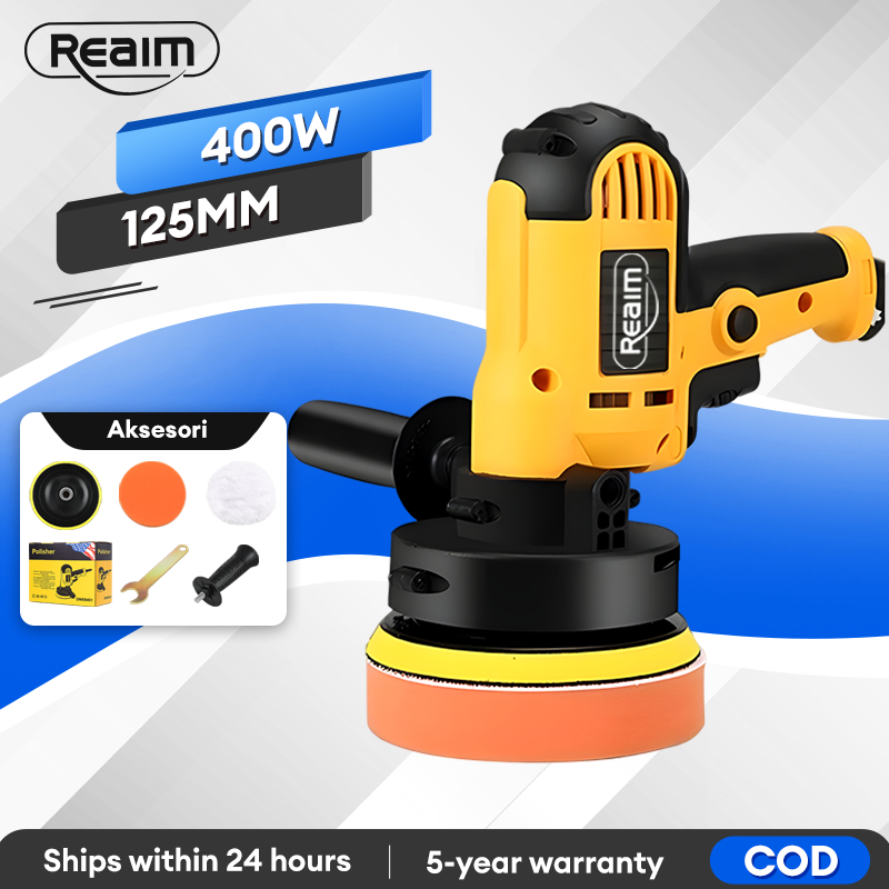 Reaim Mesin poles 5" Wool Polisher  Disc Mesin Poles Mobil Motor alat poles body motor Detailing mob