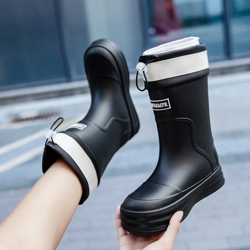 Sepatu Sawah Cewek Boot Tinggi Panjang Karet Kerja 48