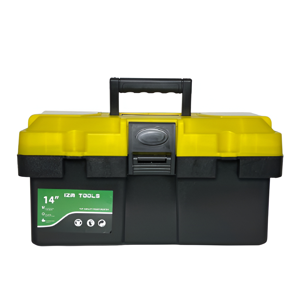 IZM Tool Box Plastik 2 Susun 14 Inch Jumbo Kotak Perkakas Tebal Anti Pecah Storage Box Tempat Alat K