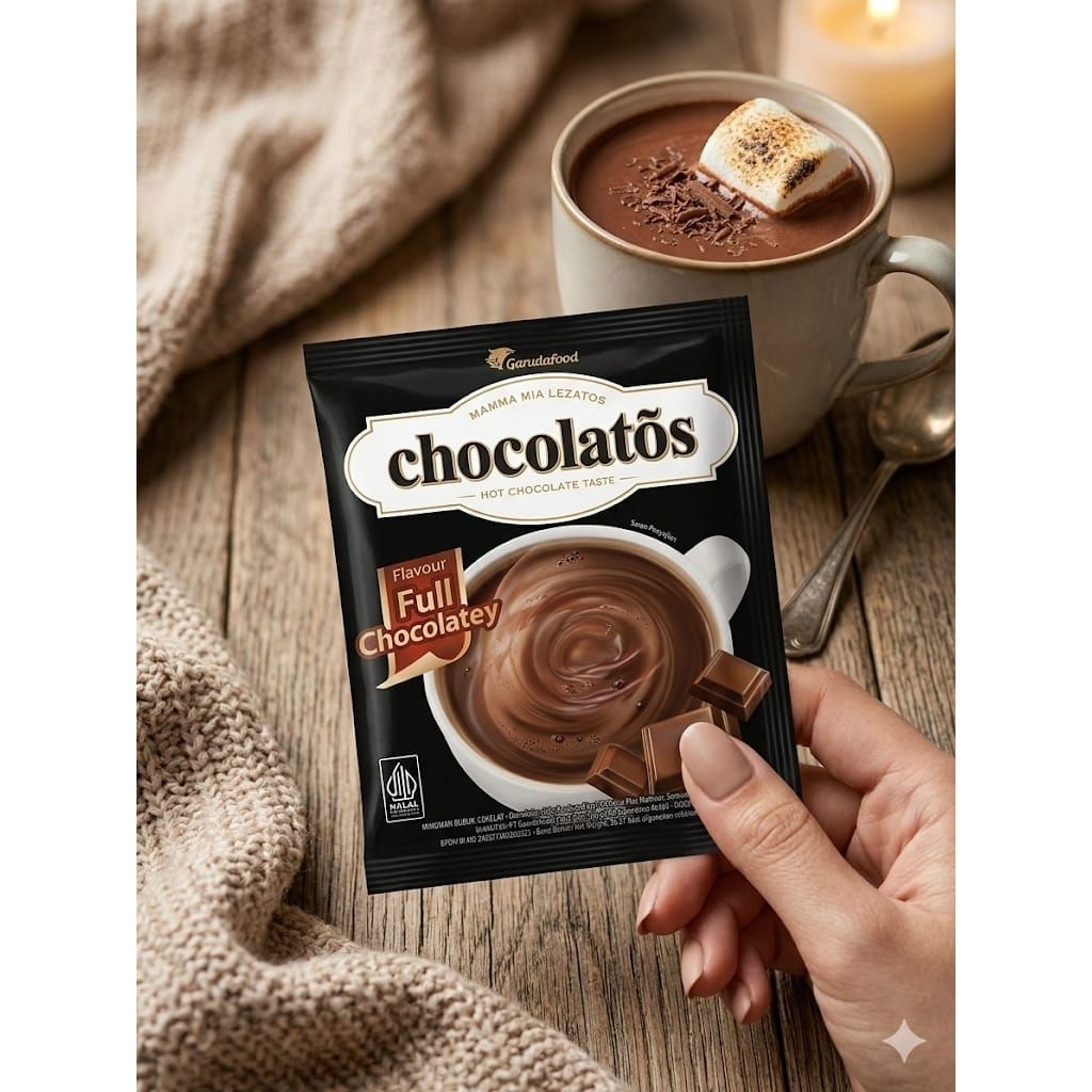 Chocolatos Coklat Minuman bubuk Chocolatos rasa coklat