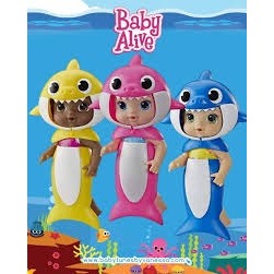 Mainan Boneka Baby Alive Baby Shark Hasbro Original Loose Pack