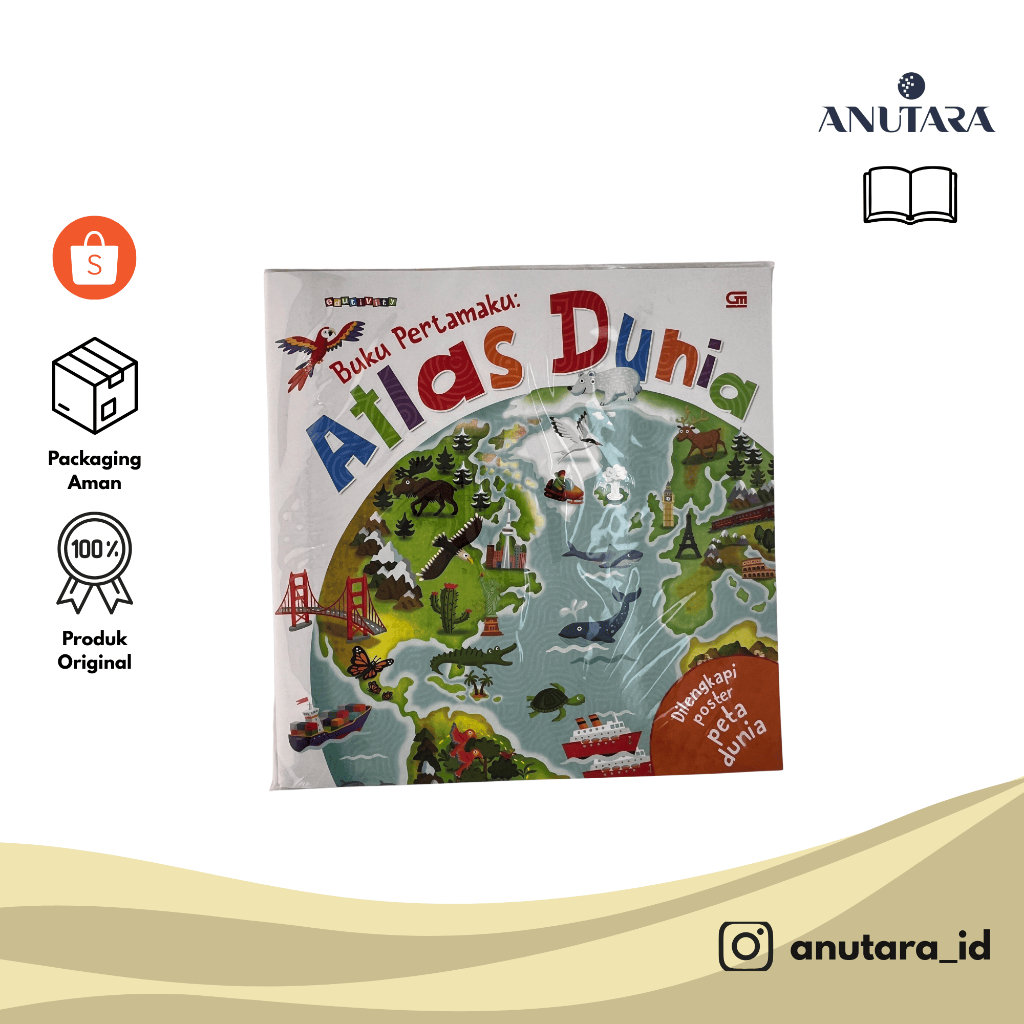 [BUKU PERTAMAKU : ATLAS DUNIA] Ensiklopedia Anak | Atlas Anak | Buku Pengetahuan Anak