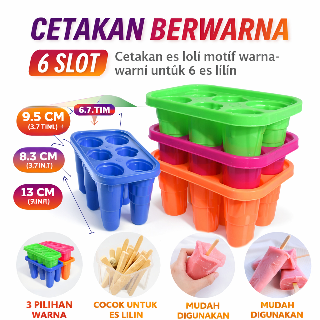 Cetakan Es Potong Singapore -  wadah cetakan es krim - cetakan pop ice Jual Cetakan Es Krim