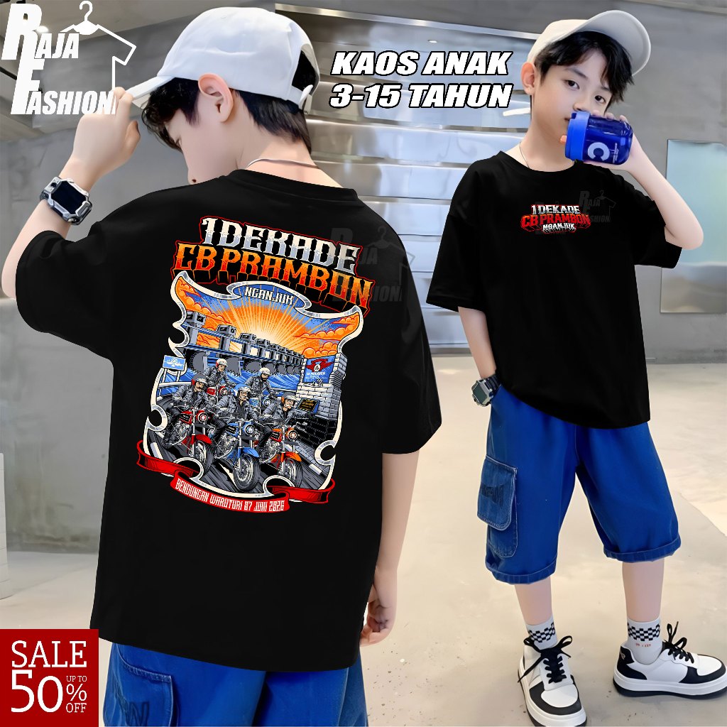 Kaos ANAK ACARA 1 DEKADE CB PRAMBON NGANJUK ORIGINAL Tgl 7 JUNI 2026
