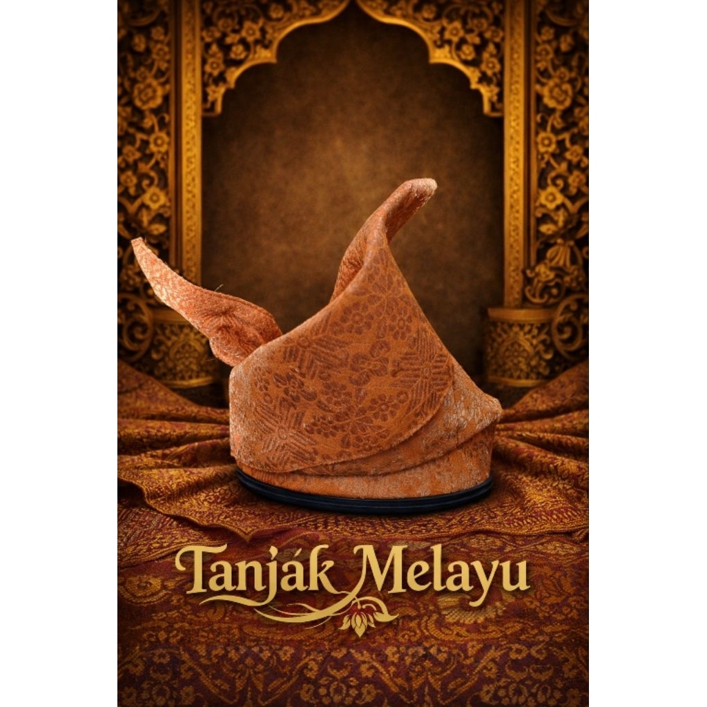 Tanjak Melayu Full Songket Kualitas Premium