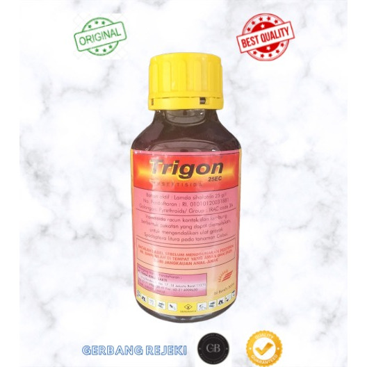 Trigon 25EC : lamda sihalotrin 25 g/l Insektisida Pembasmi Hama Ulat Grayak 500 ml