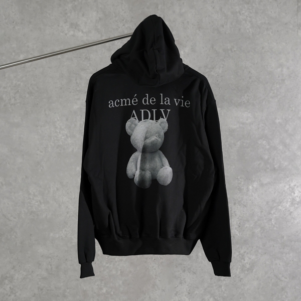 Hoodie ADLV BEAR LONELY BLACK HOODIE 100% ORIGINAL