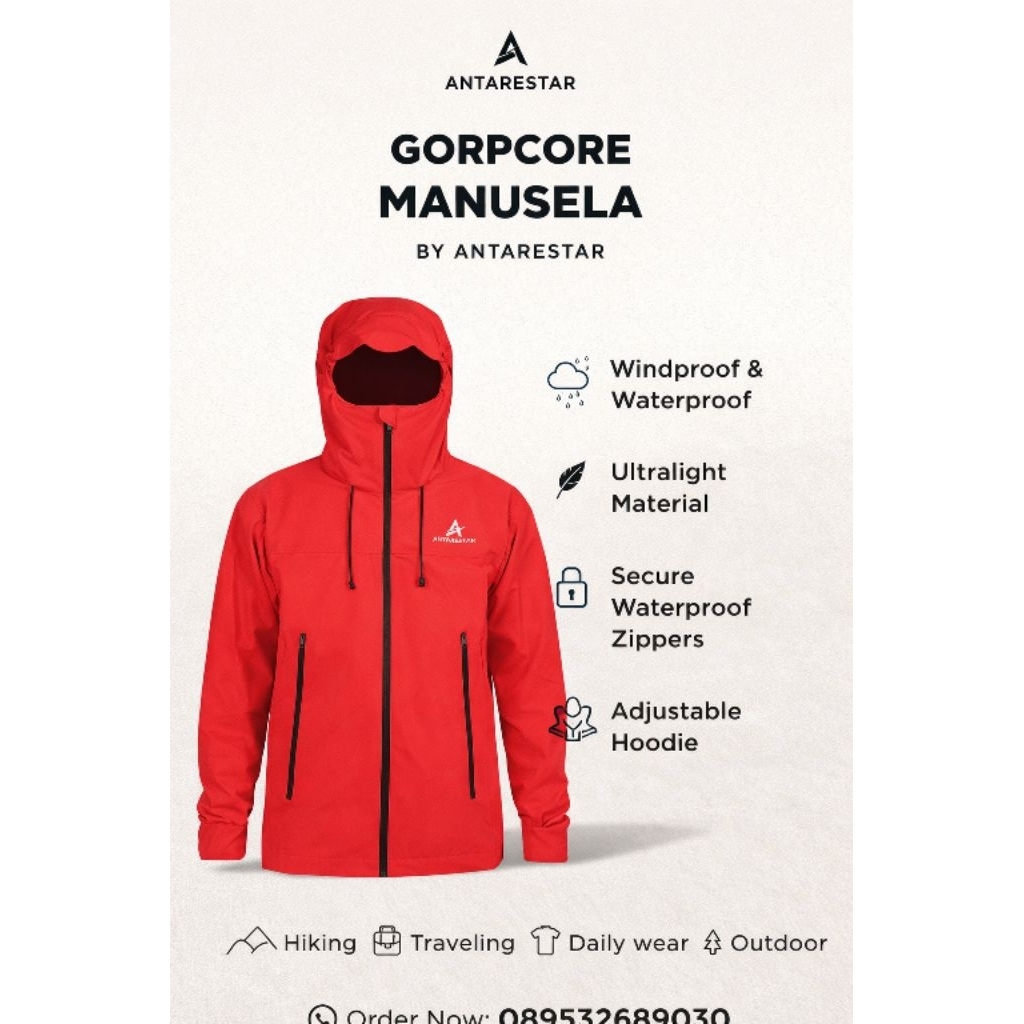 ANTARESTAR — Jaket Gorpcore Manusela