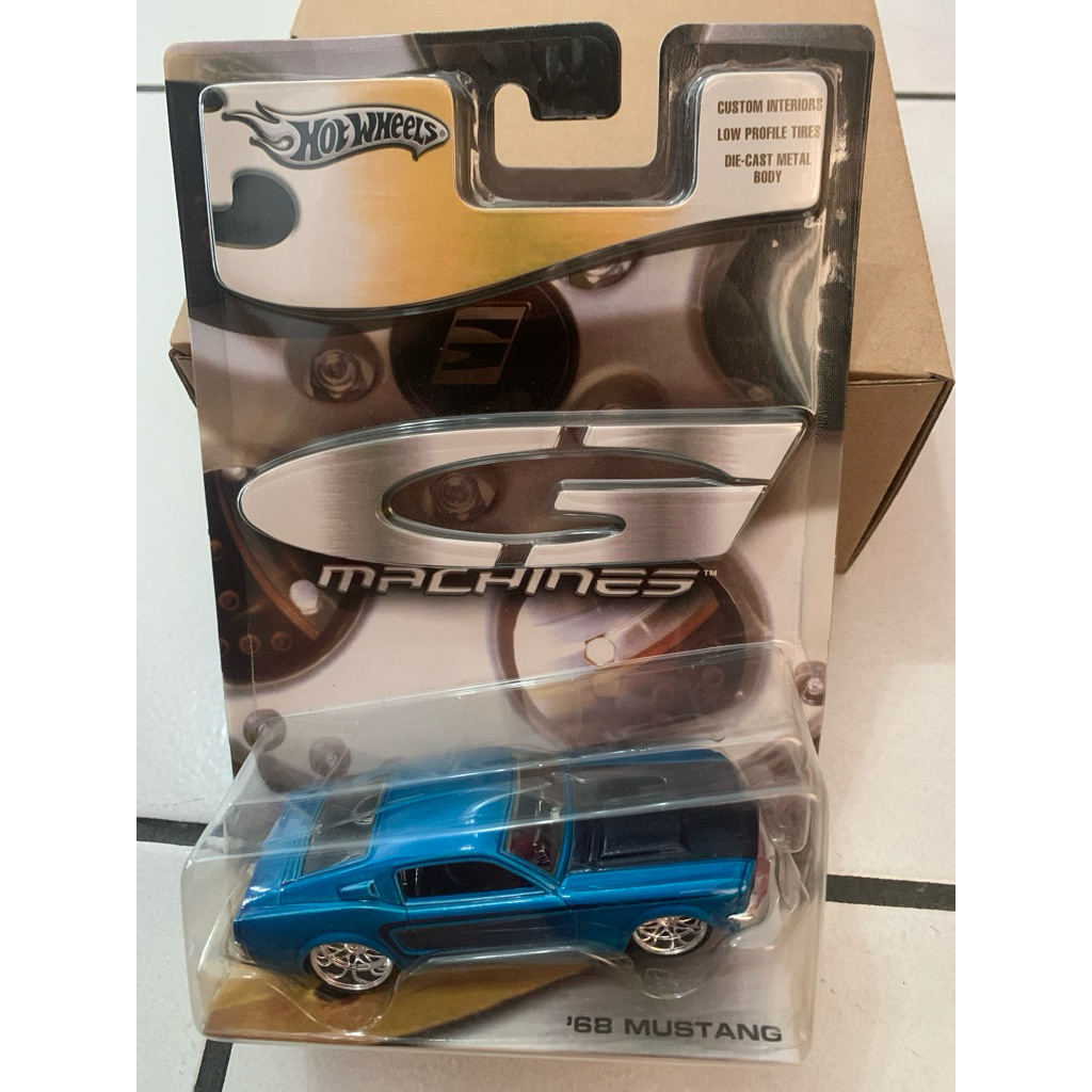 Hot Wheels G Machines - ‘68 Mustang (Metalict Blue)
