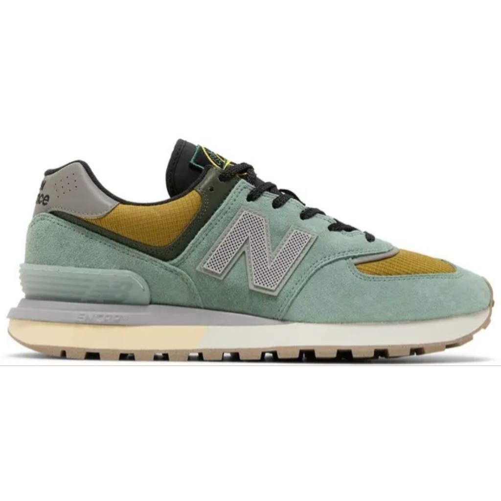 Sepatu Stone Island X NB 574 Legacy Light Green SKU U574LGTN