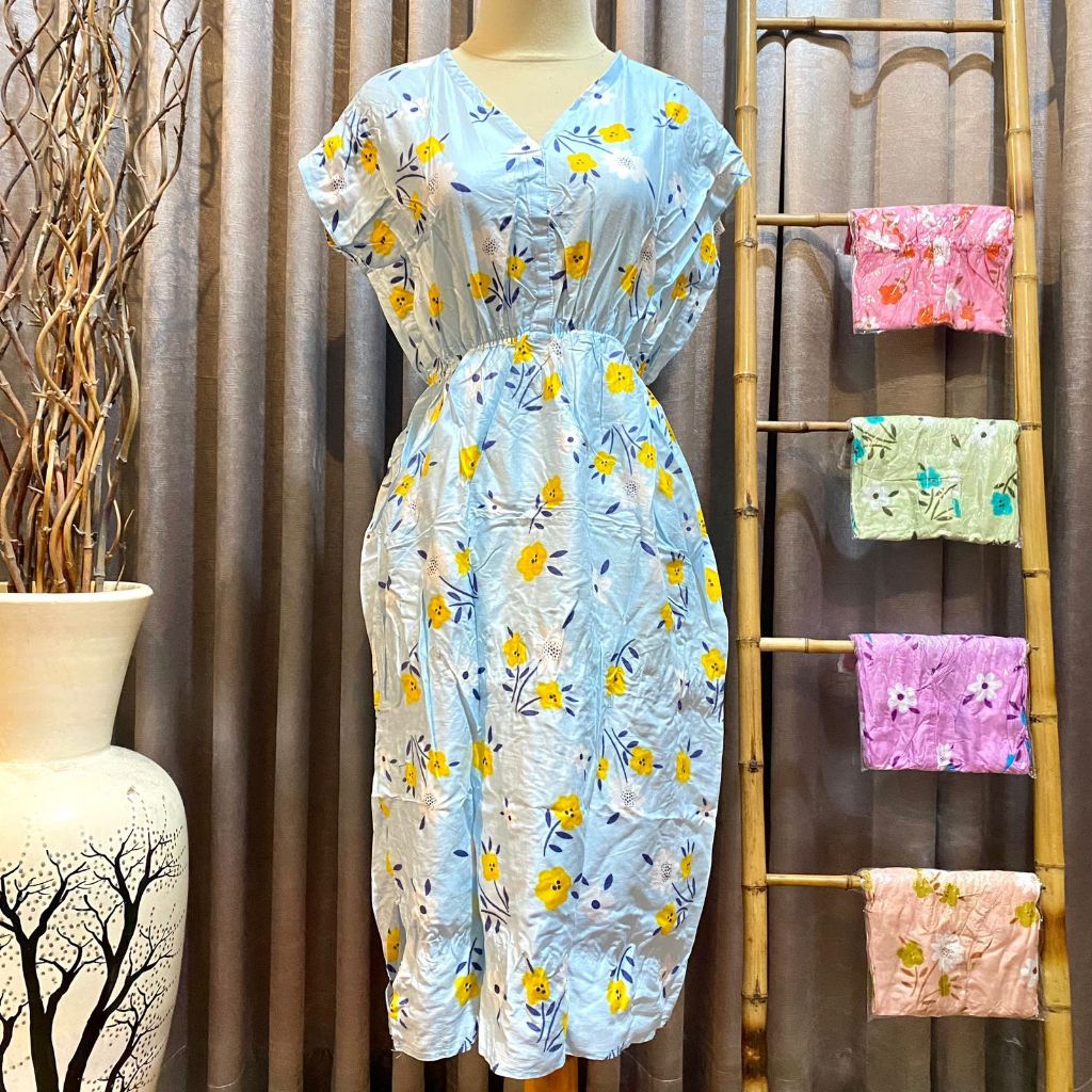 DASTER motif bunga Model MANOHARA Bahan Rayon Rotary Bali