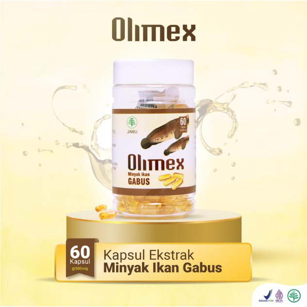 Kapsul ikan gabus pemulihan luka jahitan operasi OLIMEX