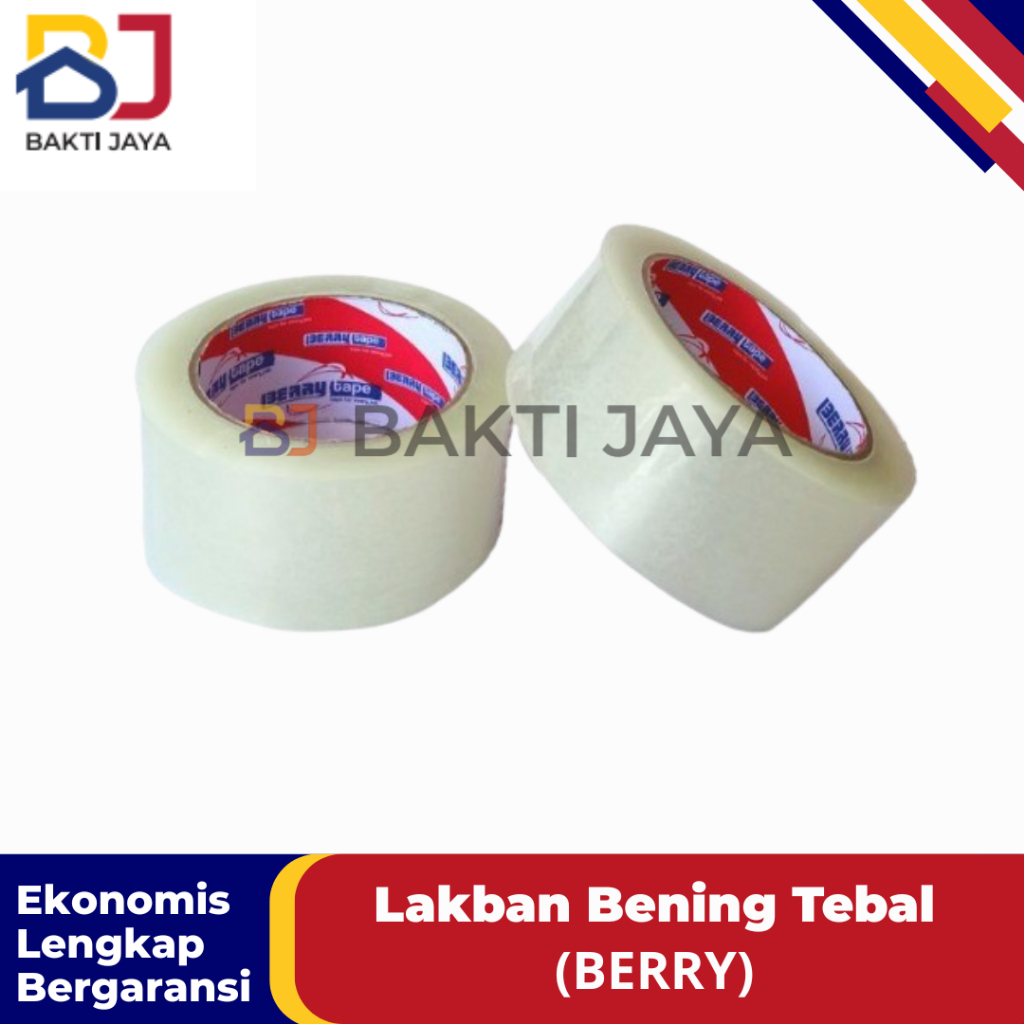 Lakban Bening / Lakban Coklat Tebal / Isolasi Lakban Berry