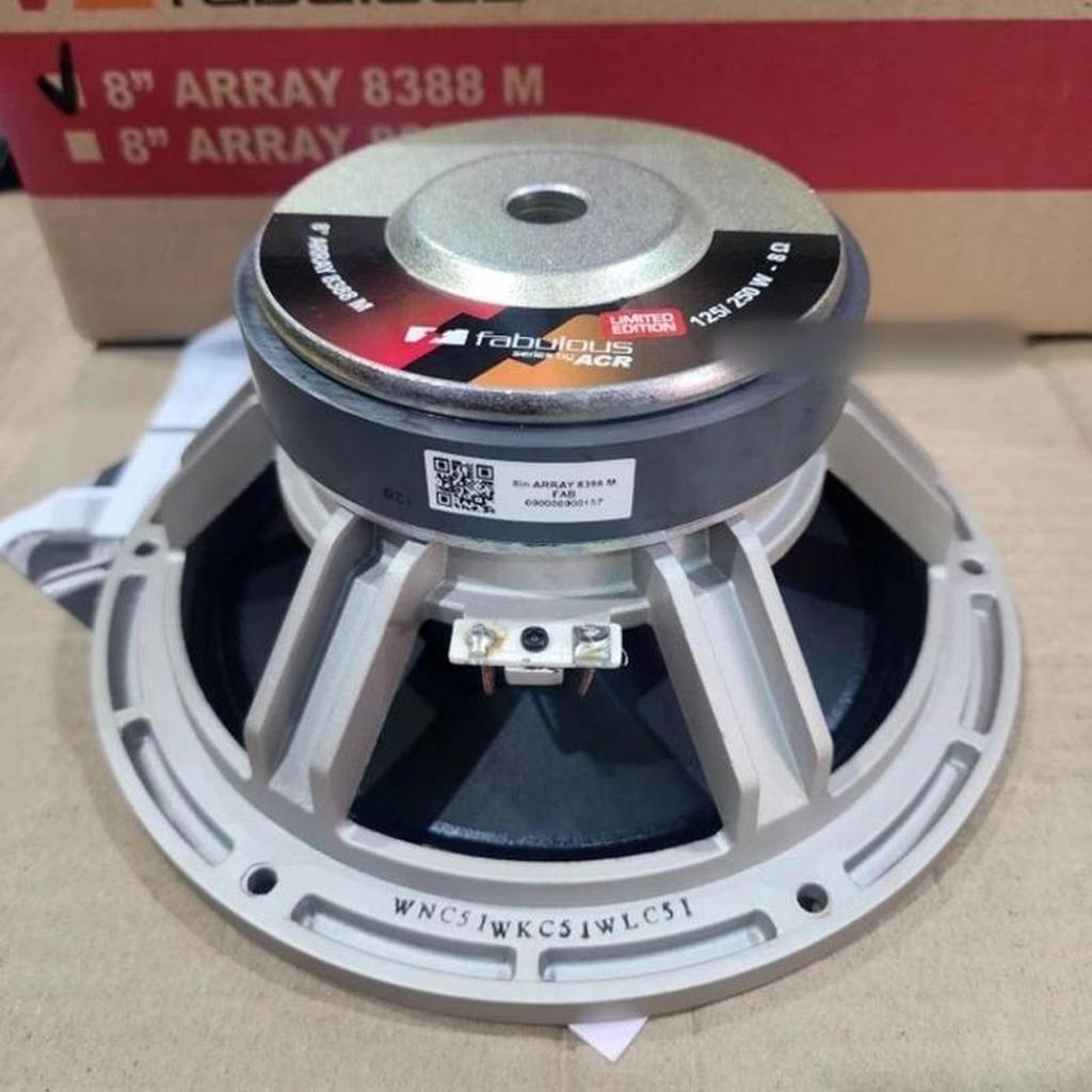 SPEAKER ACR ARRAY 8388M 8in 8 Inch LIMITED EDITION FABULOUS ORIGINAL SINAR BAJA
