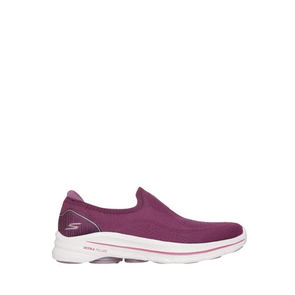 Sepatu Jalan Skechers Go Walk 8 Wanita - Burgundy original