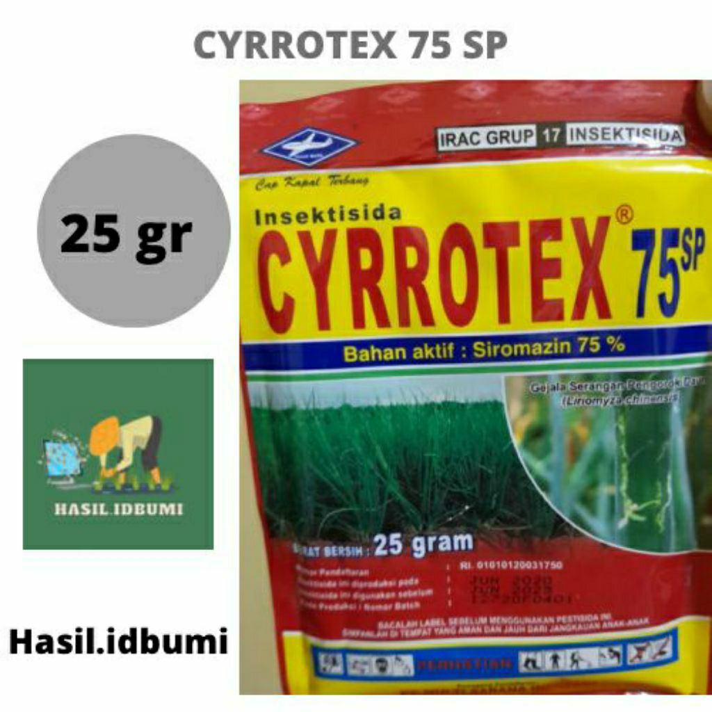 CYRROTEX 75SP 25GRAM INSEKTISIDA CYRROTEX PEMBASMI