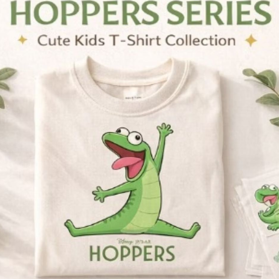 KAOS KADAL HIJAU HOPP*RS GAYA SPLIT DENGAN SENANG/CUSTOM NAMA DAN ANGKA/BIRTHDAY