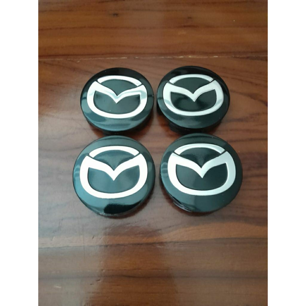 Dop roda penutup pelek wheel cover mobil Mazda Chrome