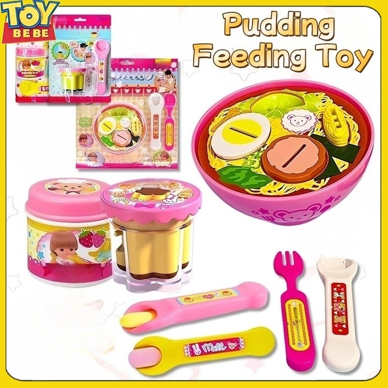 TOYBEBE Mainan Piring Makan Boneka Mell Chan Ramen Set Baby Alive Doll Plate Aksesori Mell Chan Main