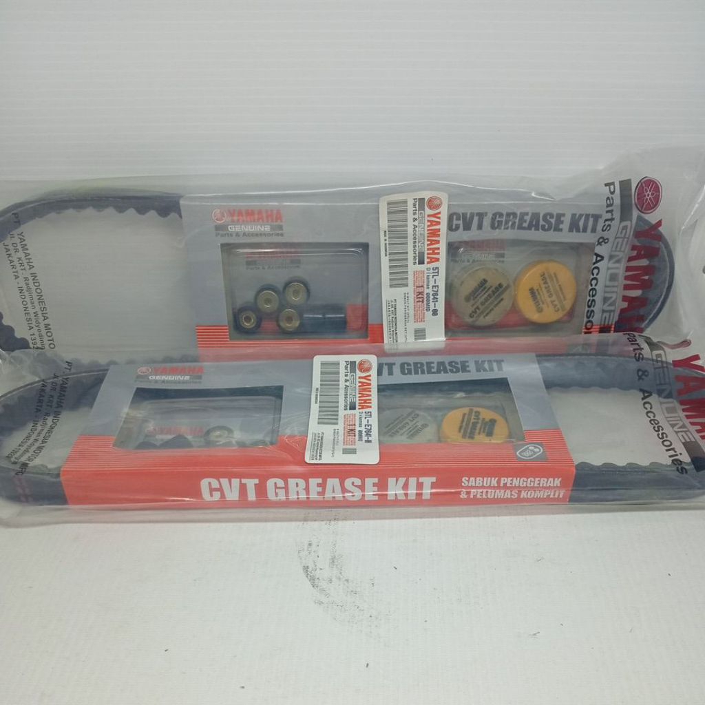 VANBELT VANBEL ASSY SET+ROLLER 5TL YAMAHA MIO KARBU MIO SPORTY-  V BELT PAKET DAN ROLLER 5TL MIO KAR