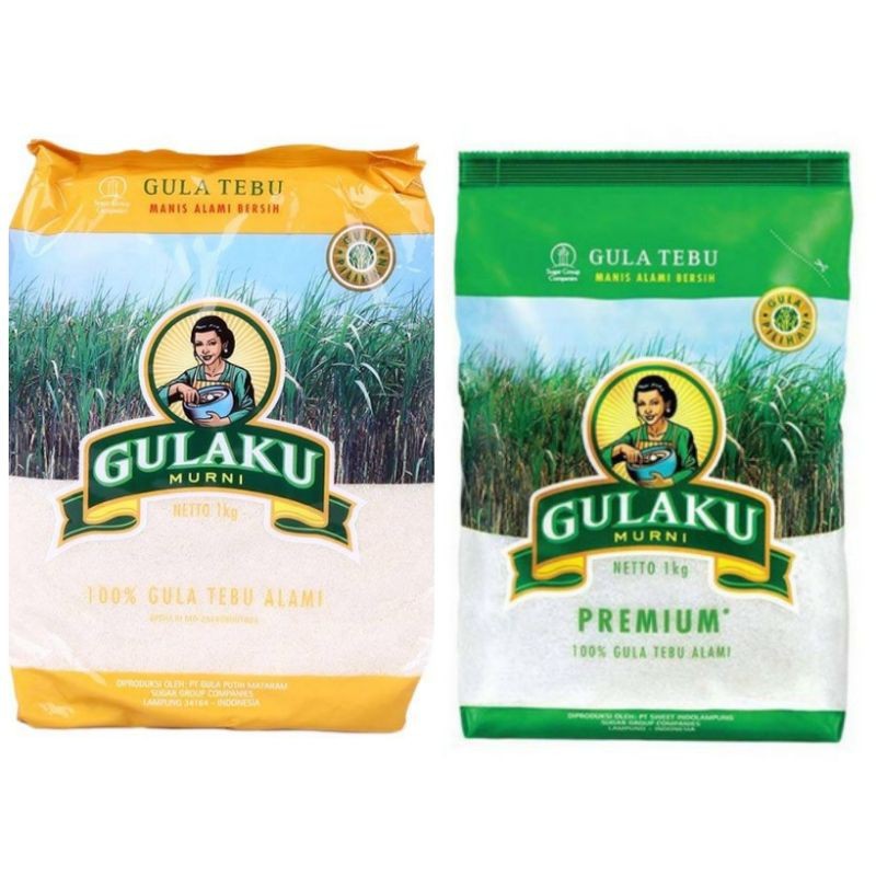 Gulaku Dus ( 24bks x 1kg ) / Gulaku Karton / Gula hijau Dus / Gula Kuning Dus / Sugar