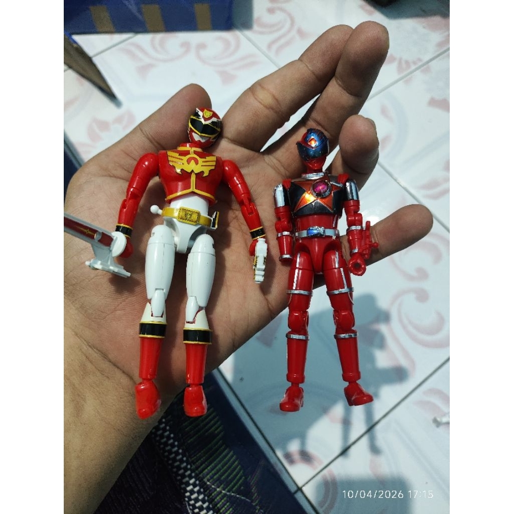 Figure Sentai Ori Junk harga satuan red sentai megaforce kyuranger