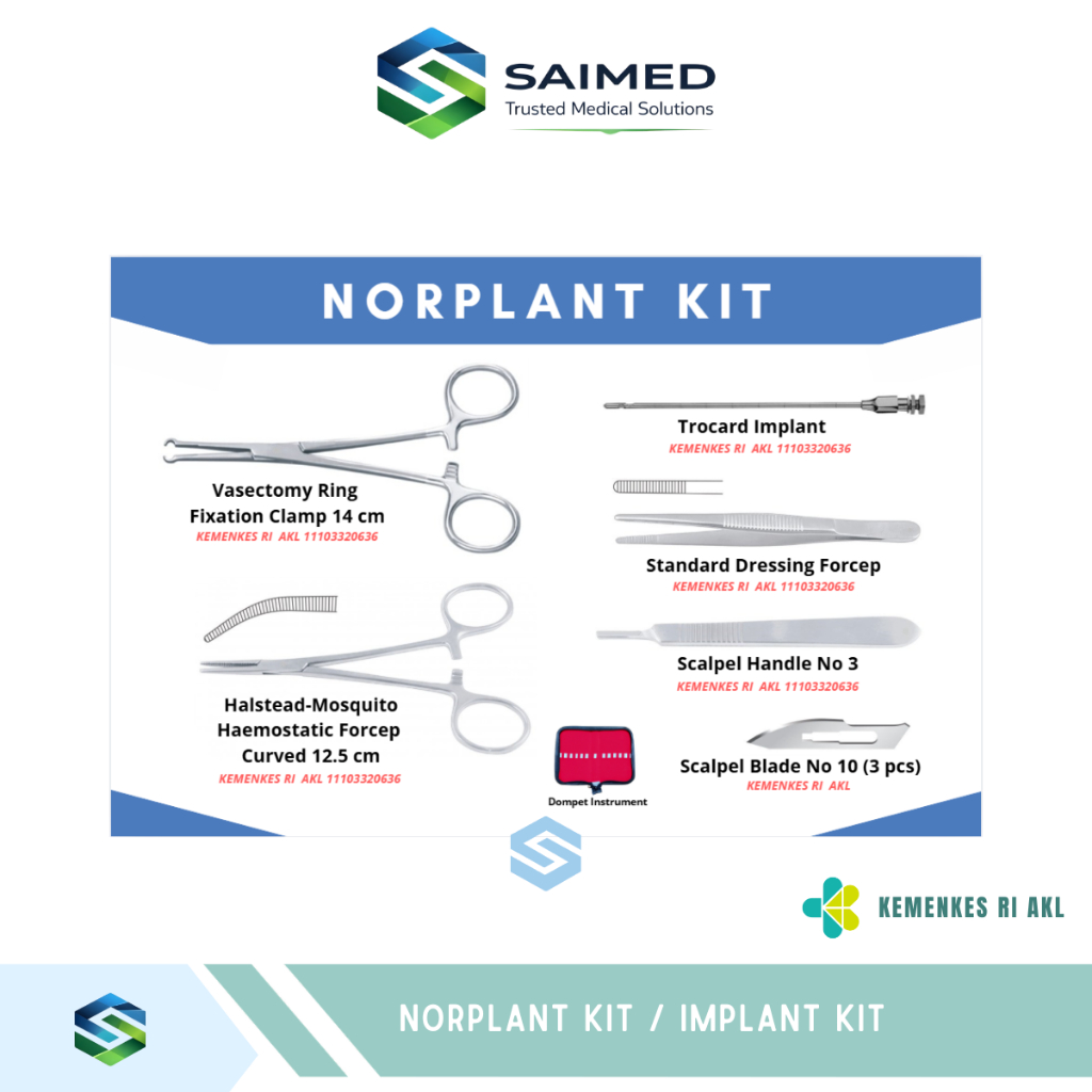 Norplant KIT / Norplant Instrument Kit Set Implant Marwa