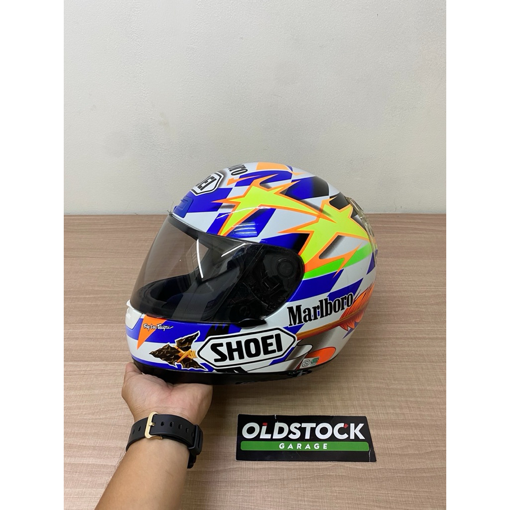 Helm Shoei X-8V “Norick Abe” Marlboro Edition Original Langka Size L
