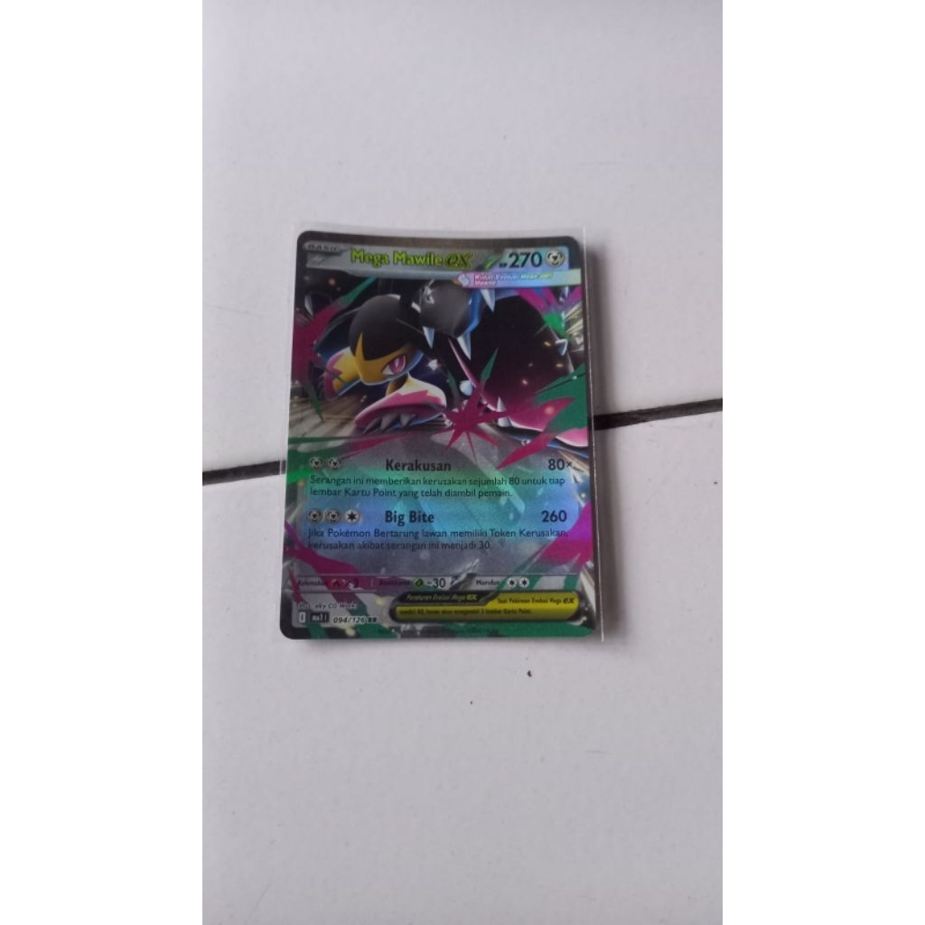 TCG Pokemon Card - Mega Mawile EX (RR) - INDONESIA