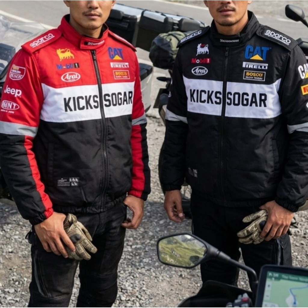 ASTRINA | Jaket Kickzoogar Racing NASCAR Pria – Desain Sporty Keren | Fashion Streetwear Pria |