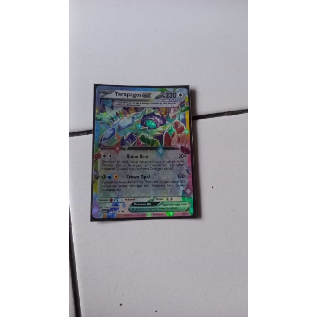 TCG Pokemon Card - Terapagos EX (RR) - INDONESIA