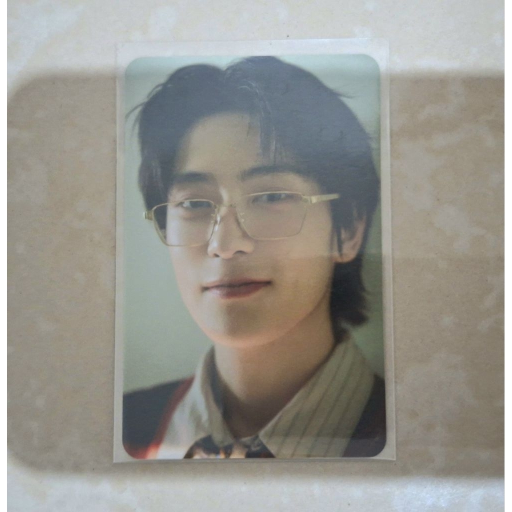 Jaehyun Official Photocard 'J' Album Keyring (Smoke Ver)