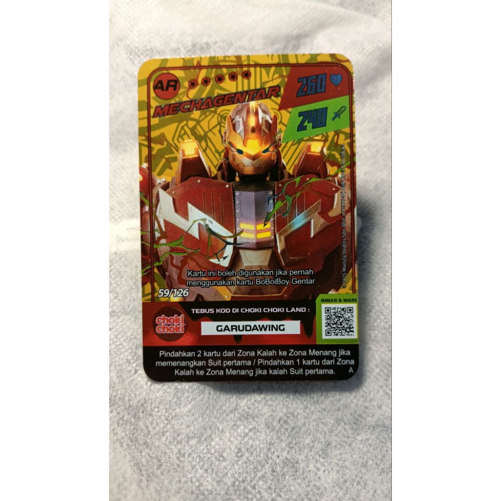 Monsta Galaxy Card Boboiboy ORIGINAL || Mechagentar Card