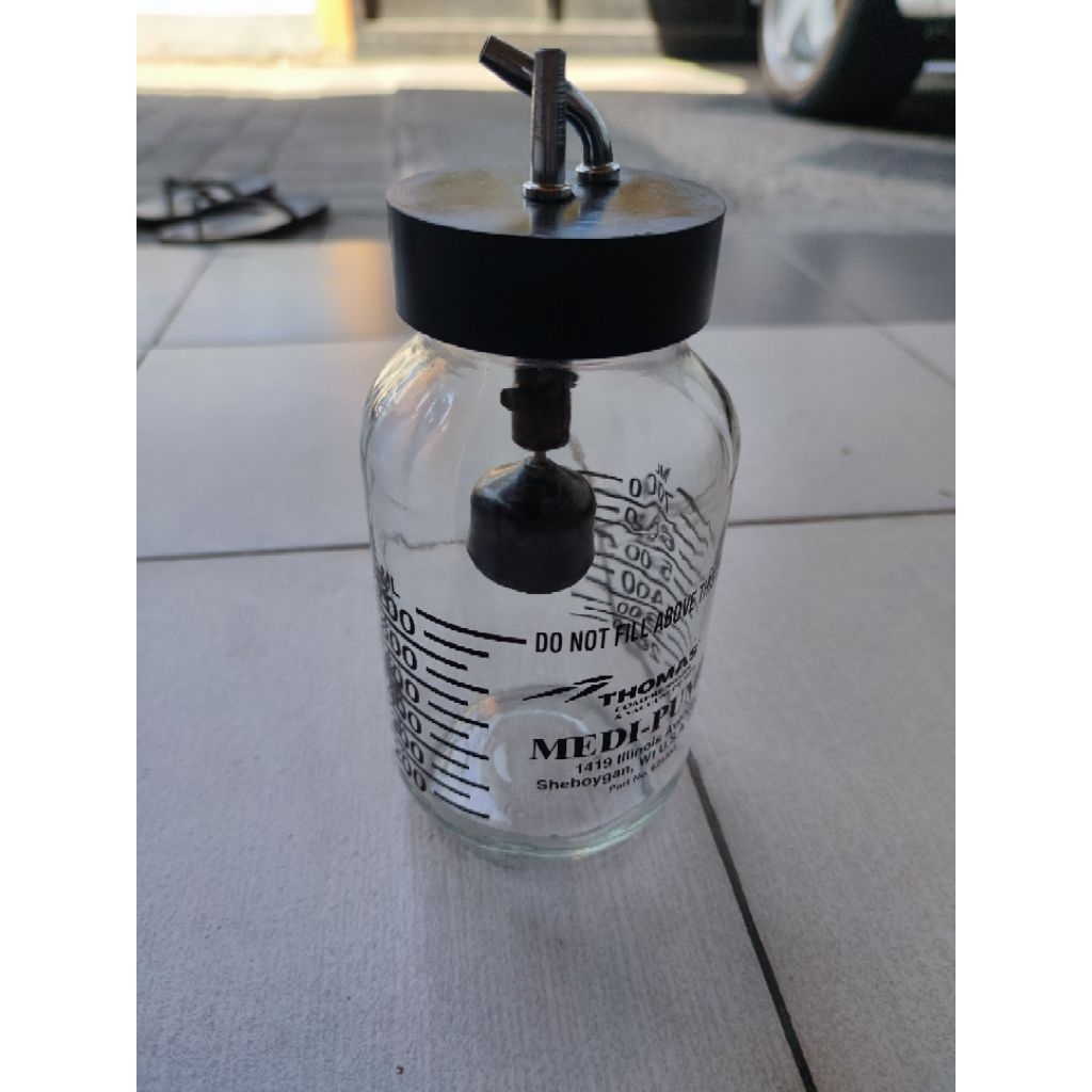 botol kaca suction pump thomas 1632 GL ORIGINAL NOS