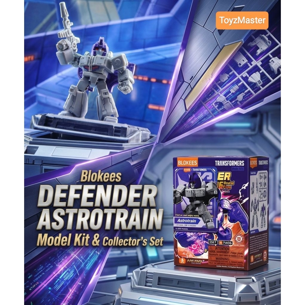 BLOKEES TRANSFORMERS DEFENDER 06  - ASTROTRAIN - GDV06  - OFC