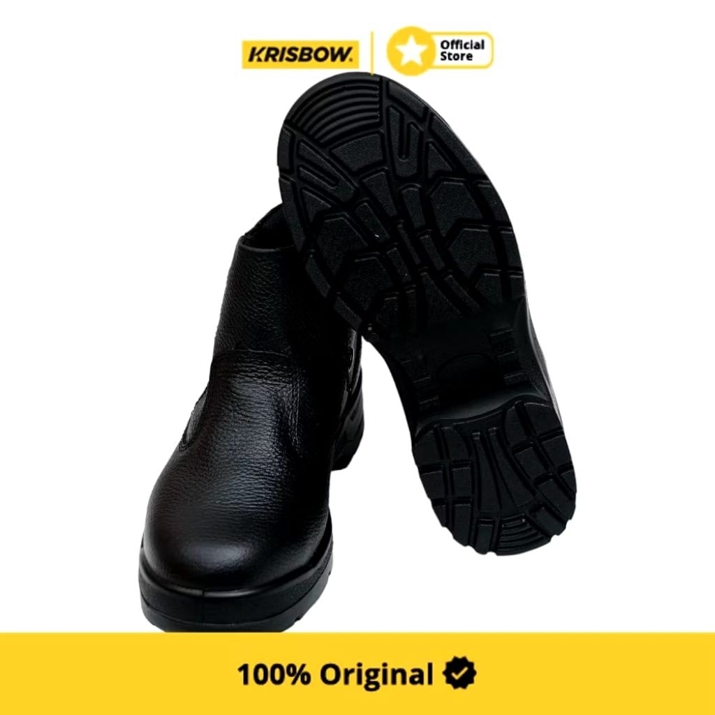Krisbow Gladiator Sepatu Pengaman Safety Shoes Pengaman Kaki Perlengkapan Industri Peralatan Keamana