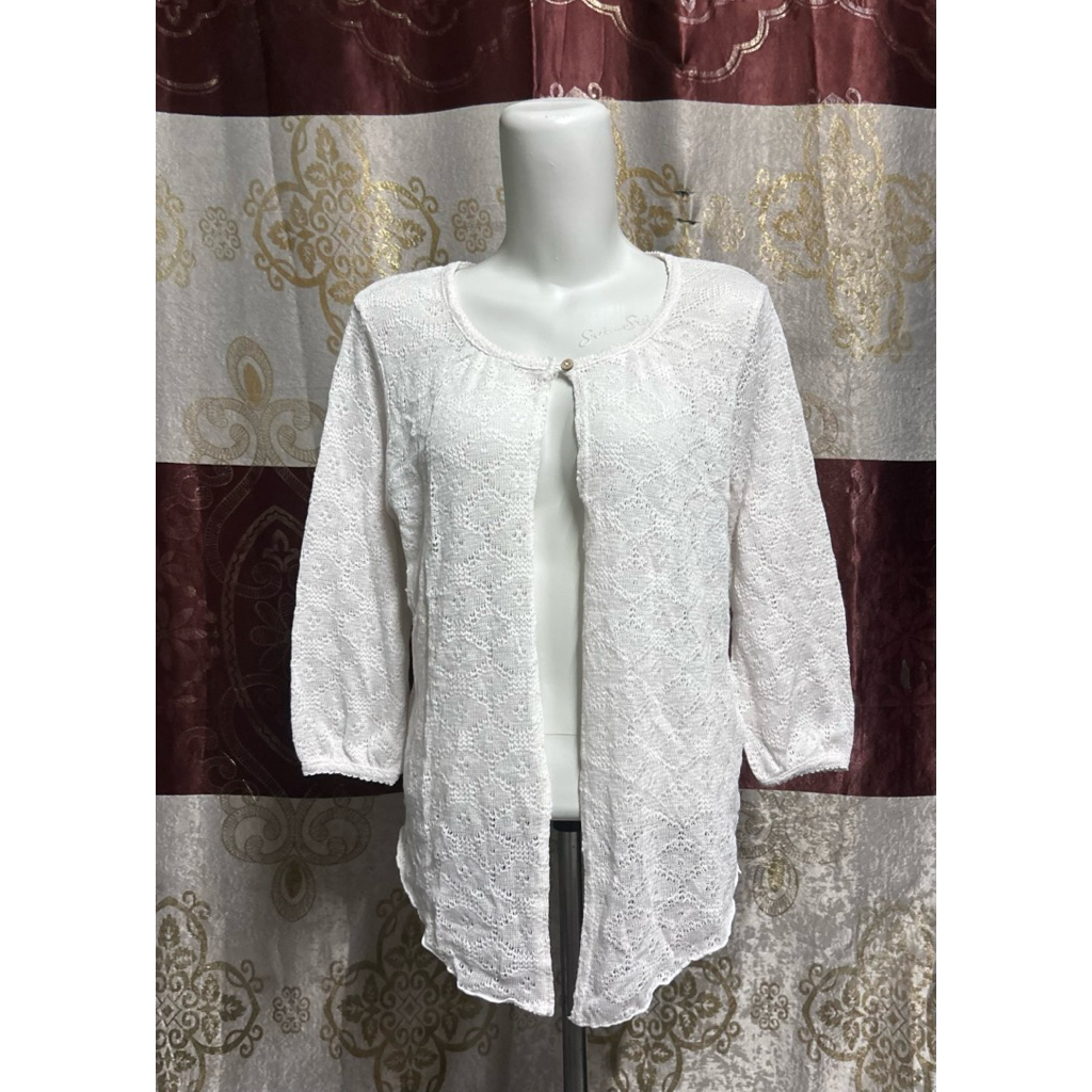 cardigan katbol rajut wanita outer kancing satu model stylish kekinian