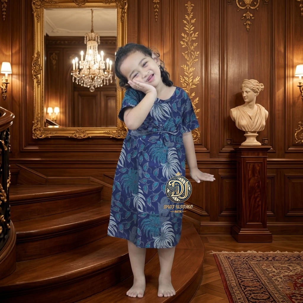 Dress Anak Perempuan Model Batik Motif Baturaden - Batik Dwi Utomo